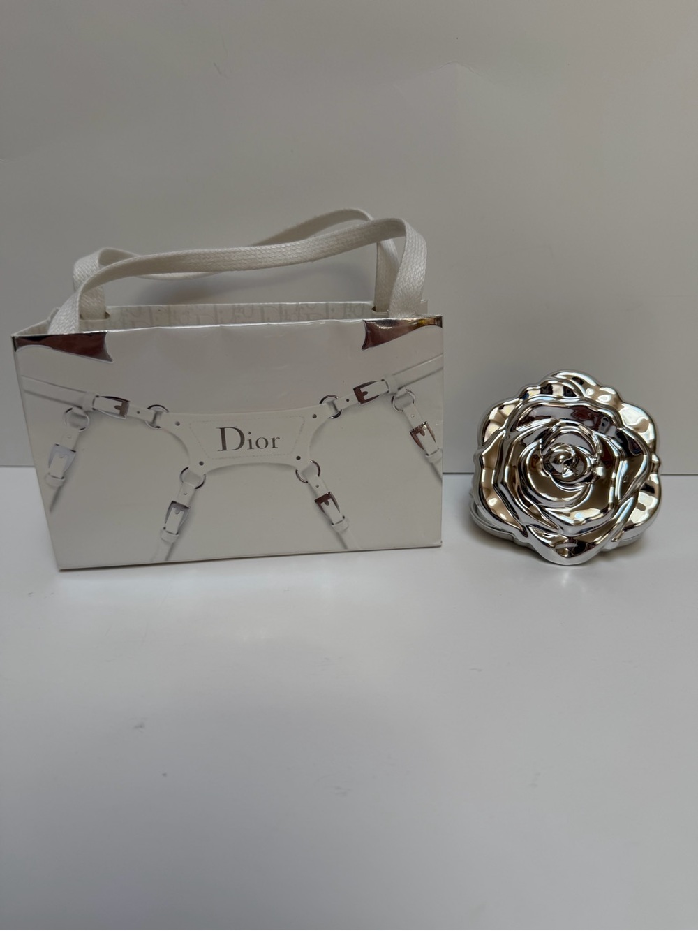 Dior Gift Bag with a Silver Double Mirror NWOT